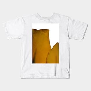 Yellow Rose Macro Kids T-Shirt